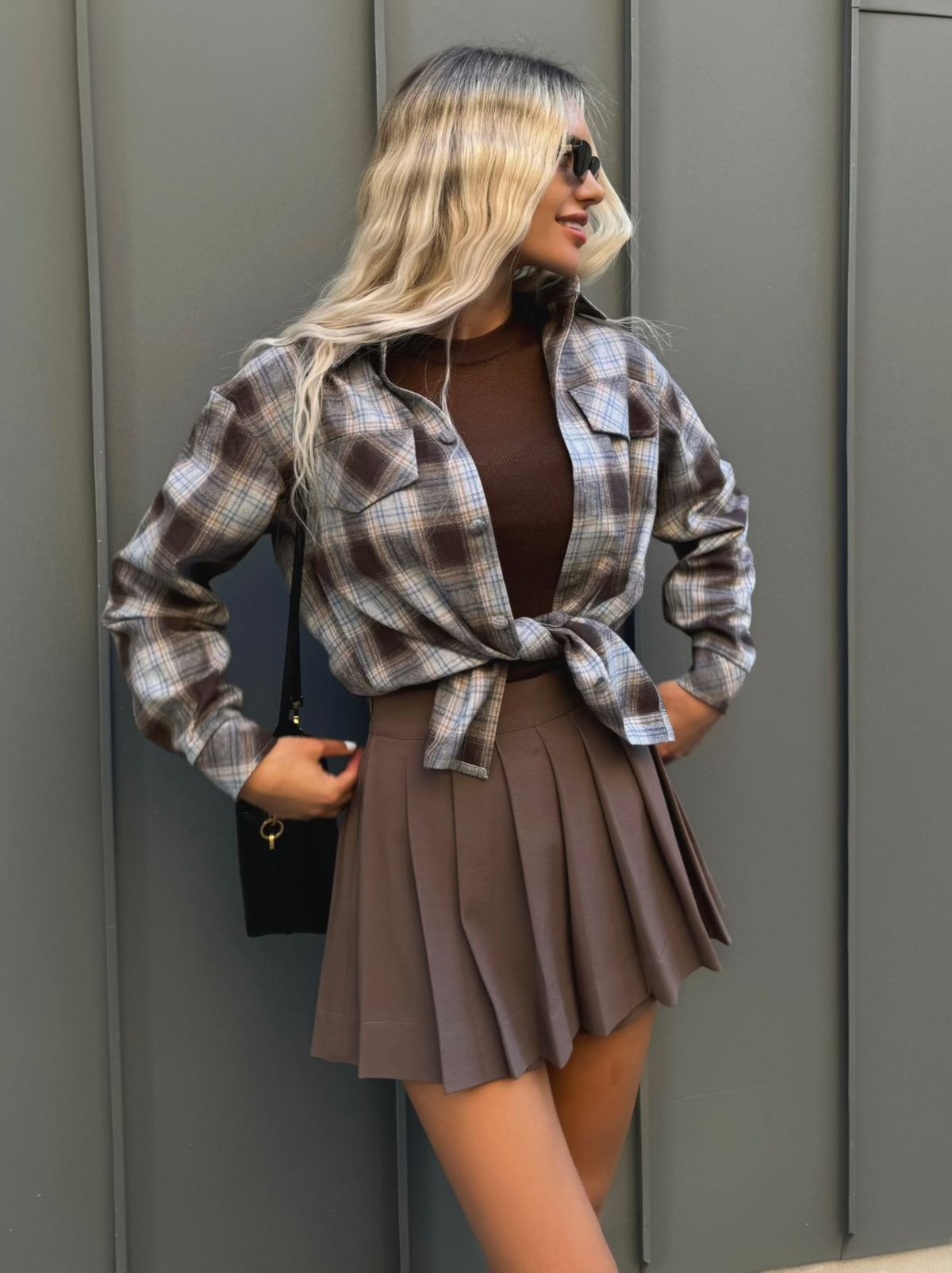 BROOKE Shirt in Chocolate