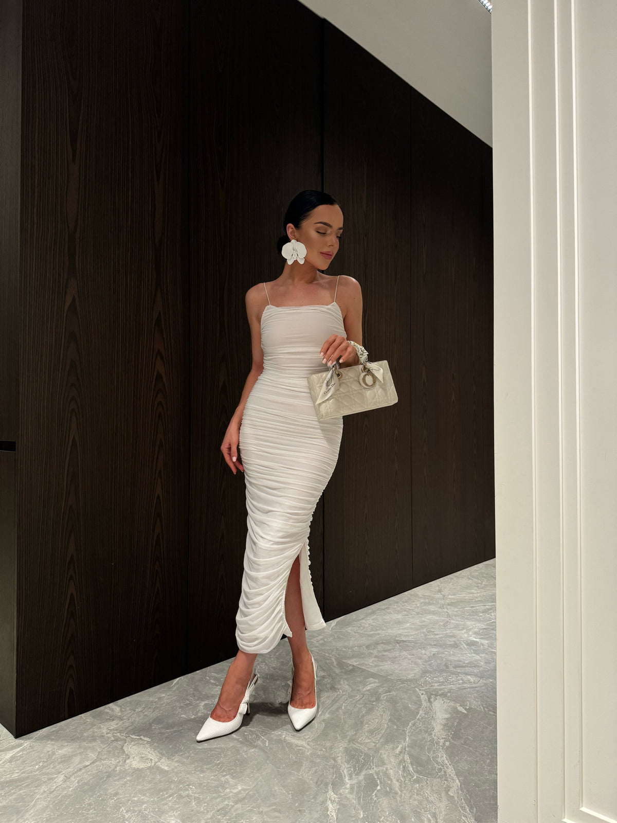 SKIN Dress in White