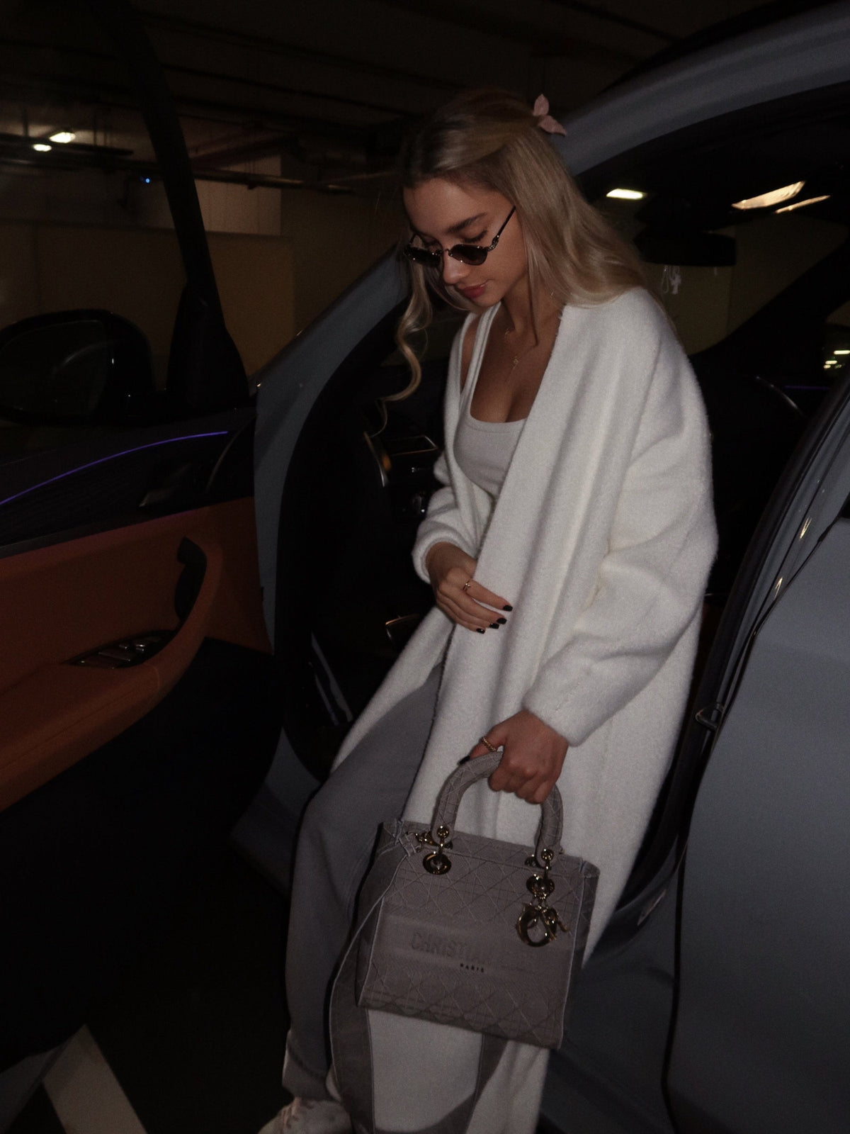 TEDDY Cardigan in Ivory