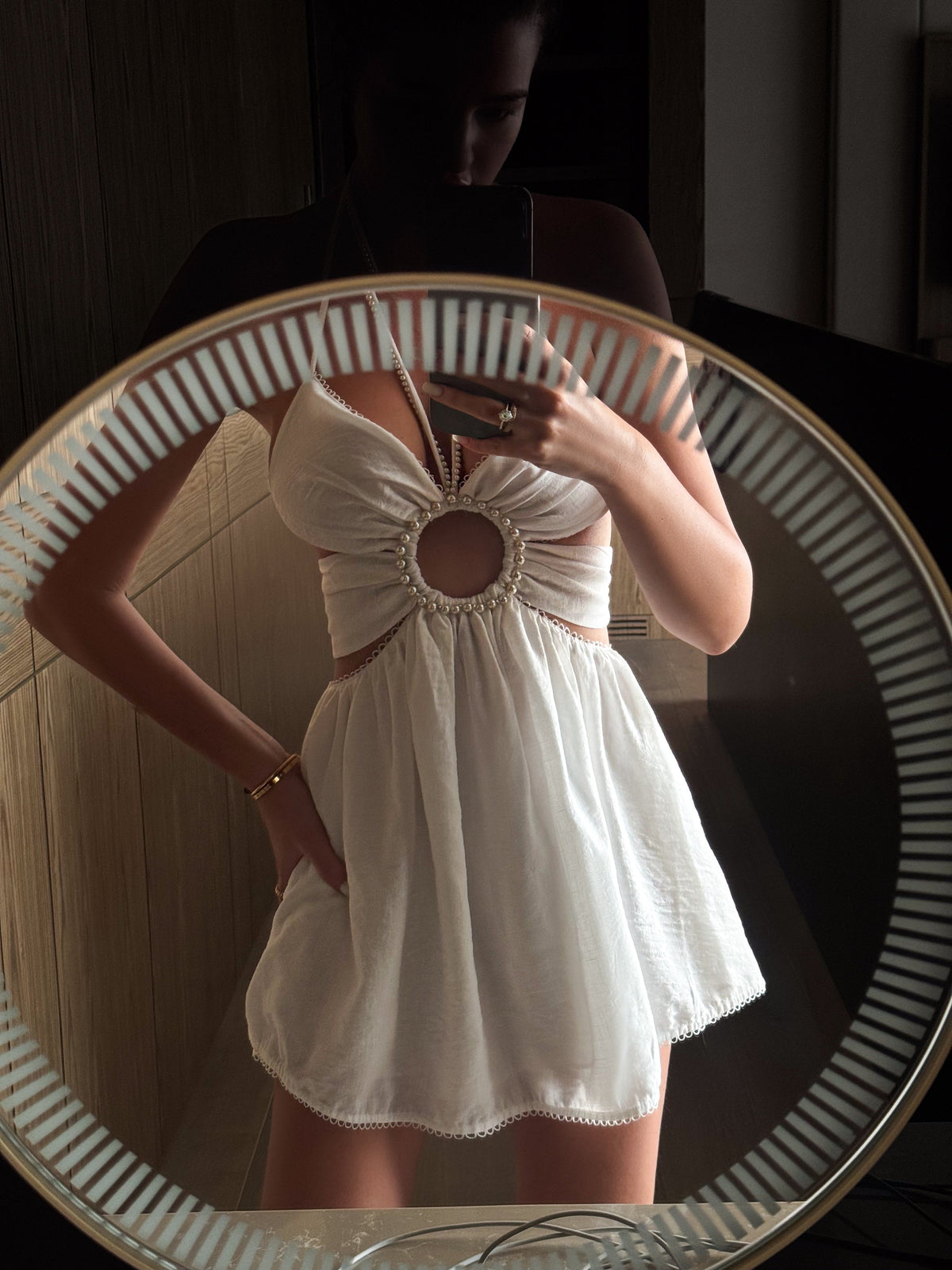 MACADAMIA Dress in Ivory