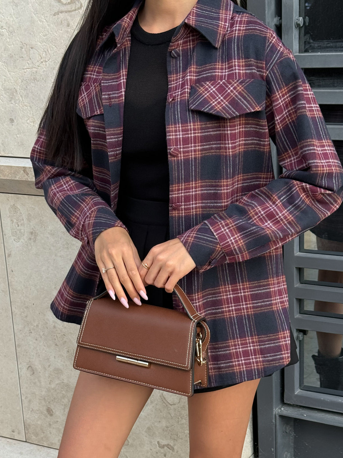 BROOKE Shirt in Burgundy