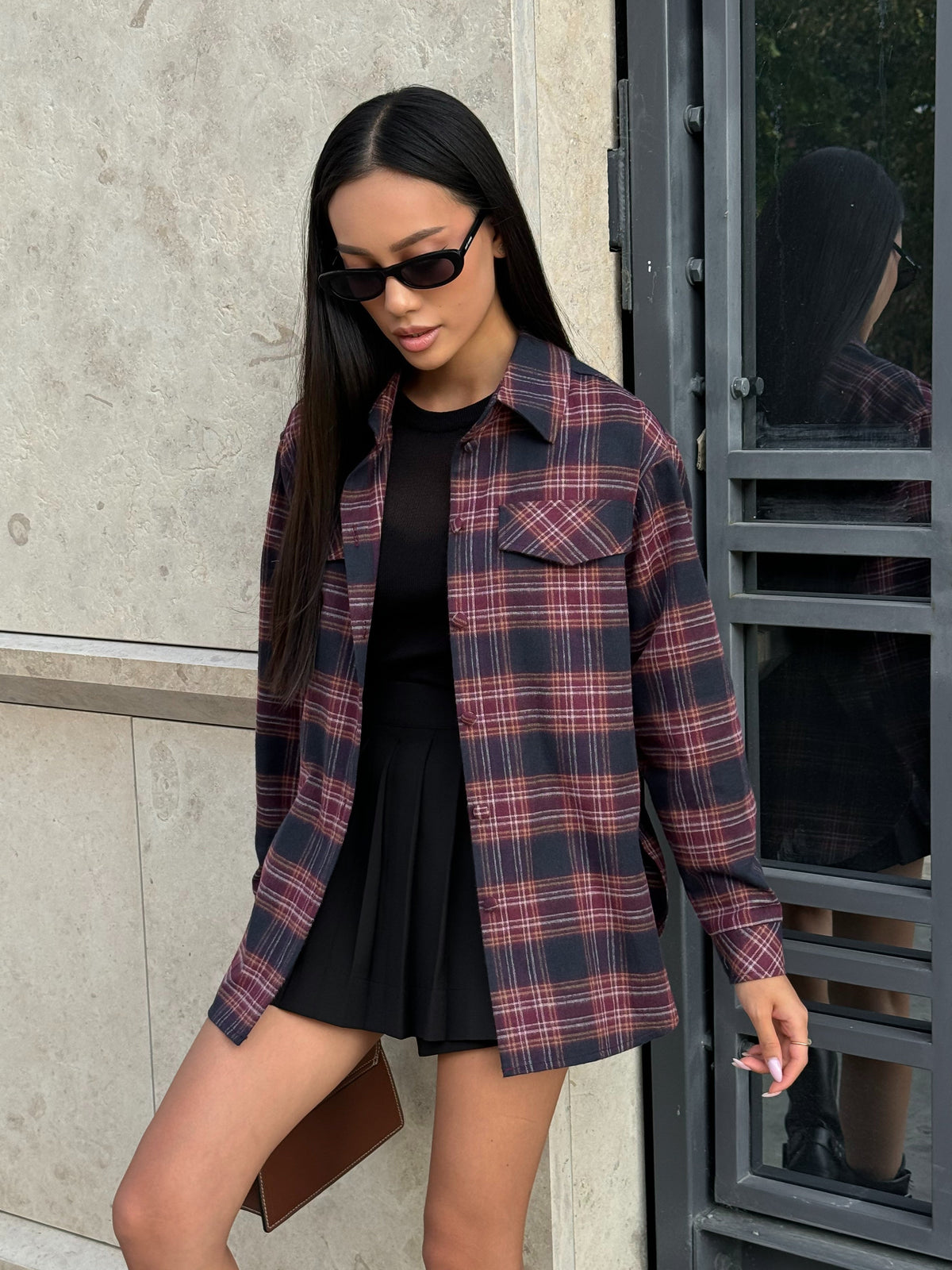 BROOKE Shirt in Burgundy