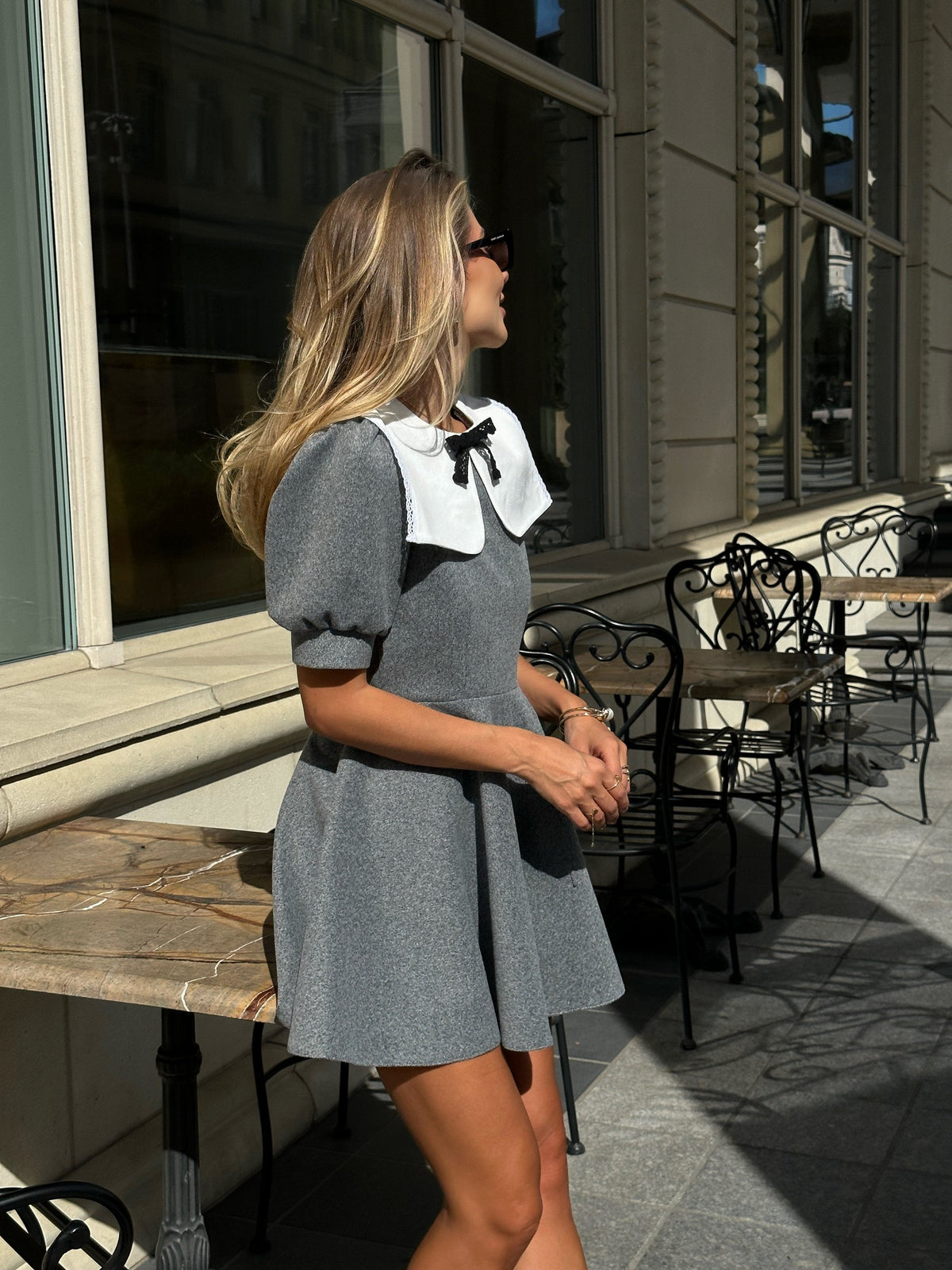MERCI Dress in Grey