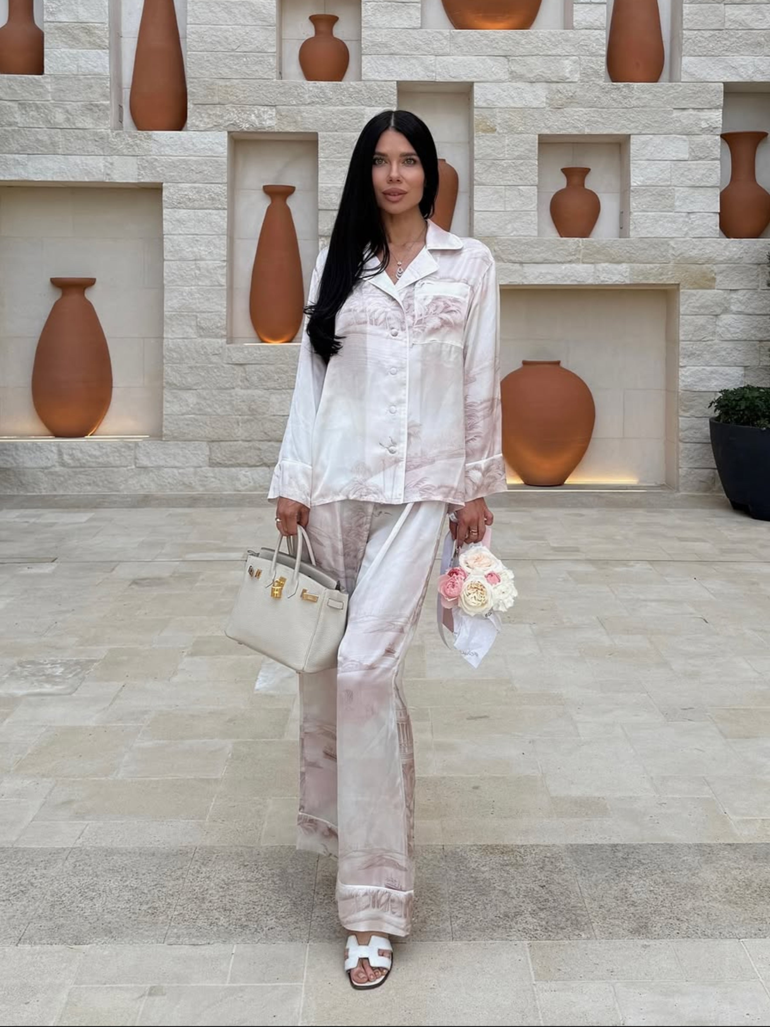 Комплект ORIANA пудровий