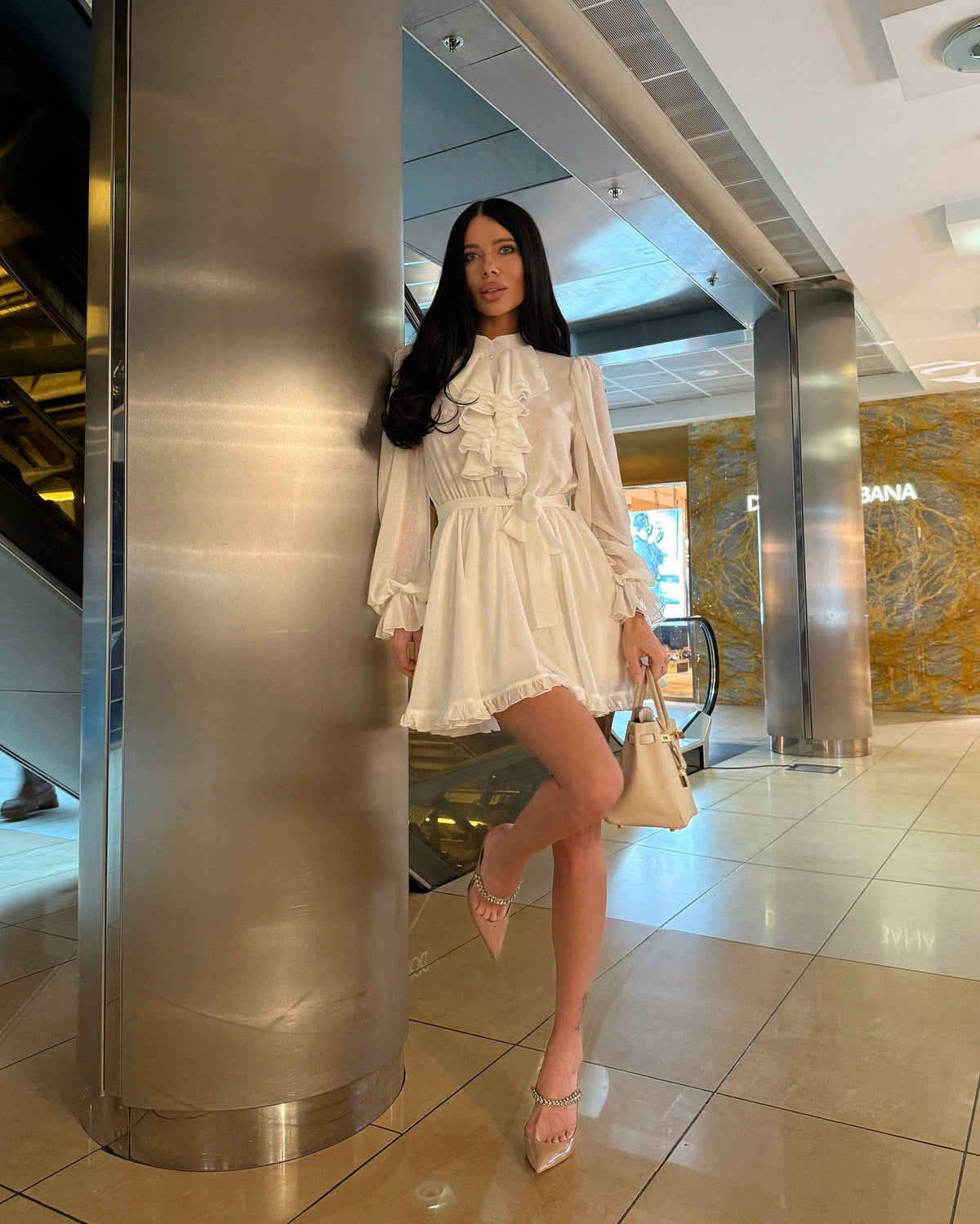 BEATRICE Dress in Ivory
