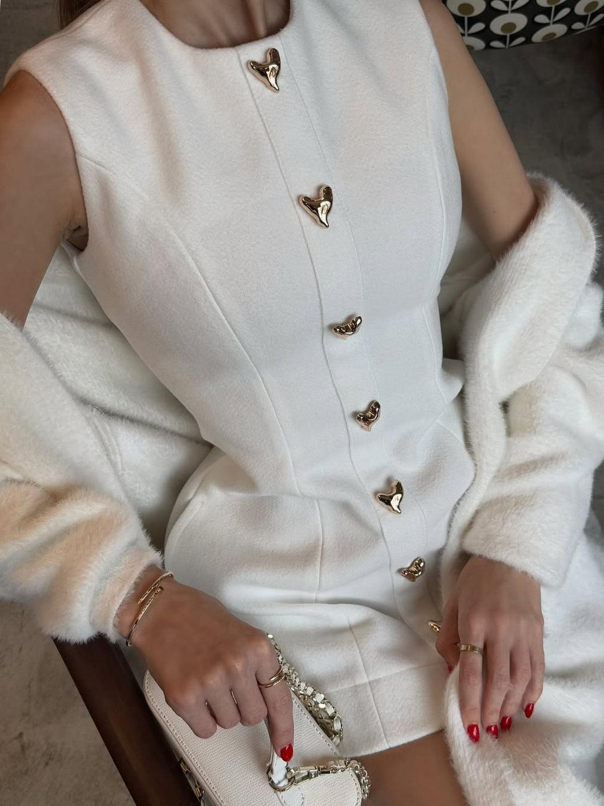 ROCHETTE Dress in White