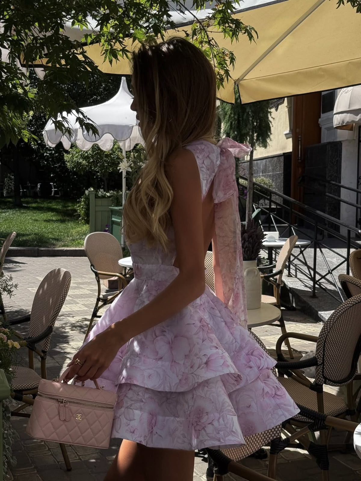 SAMIRA Dress in Powder