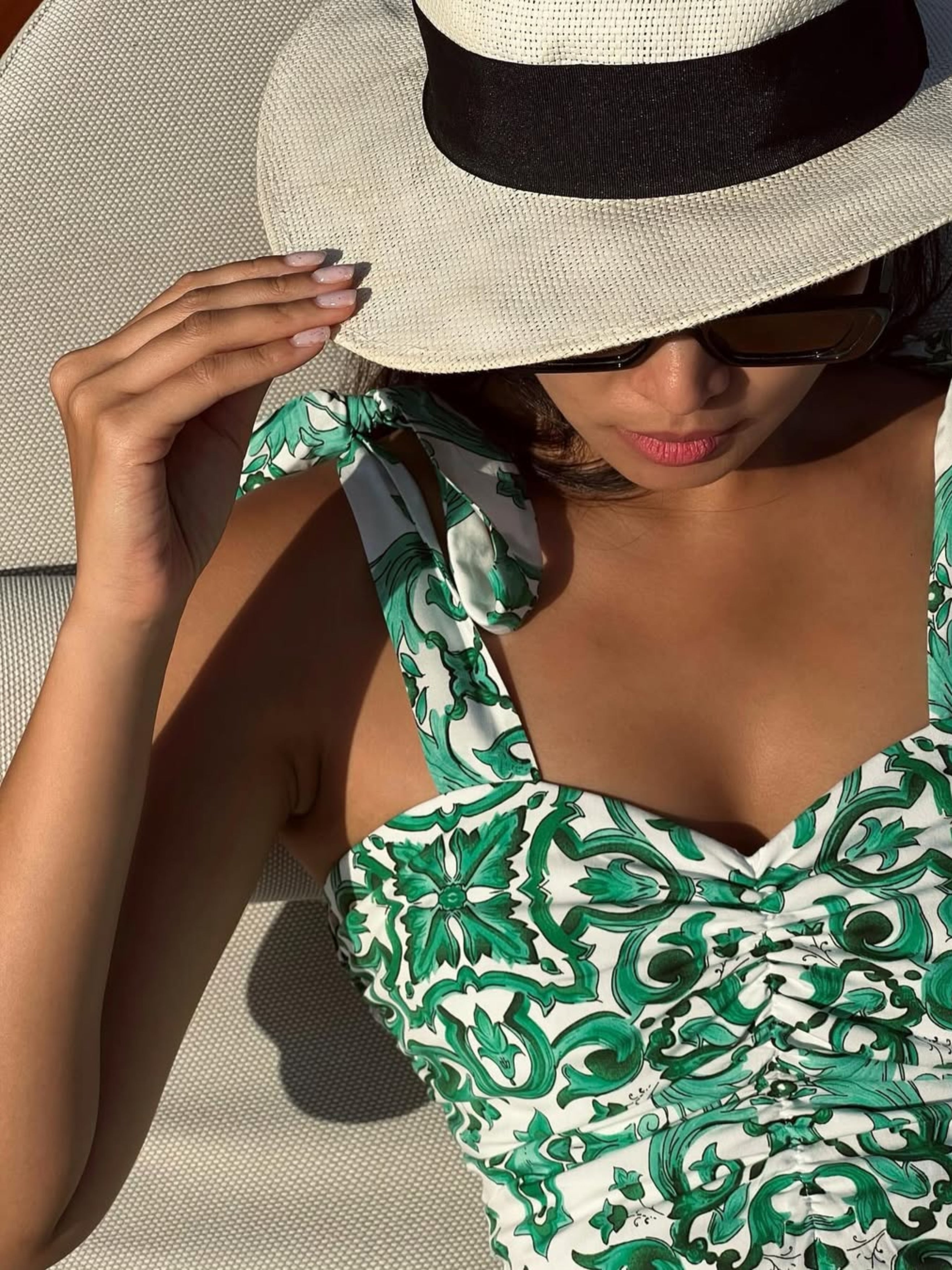 Сукня LUCIA з зеленим принтом