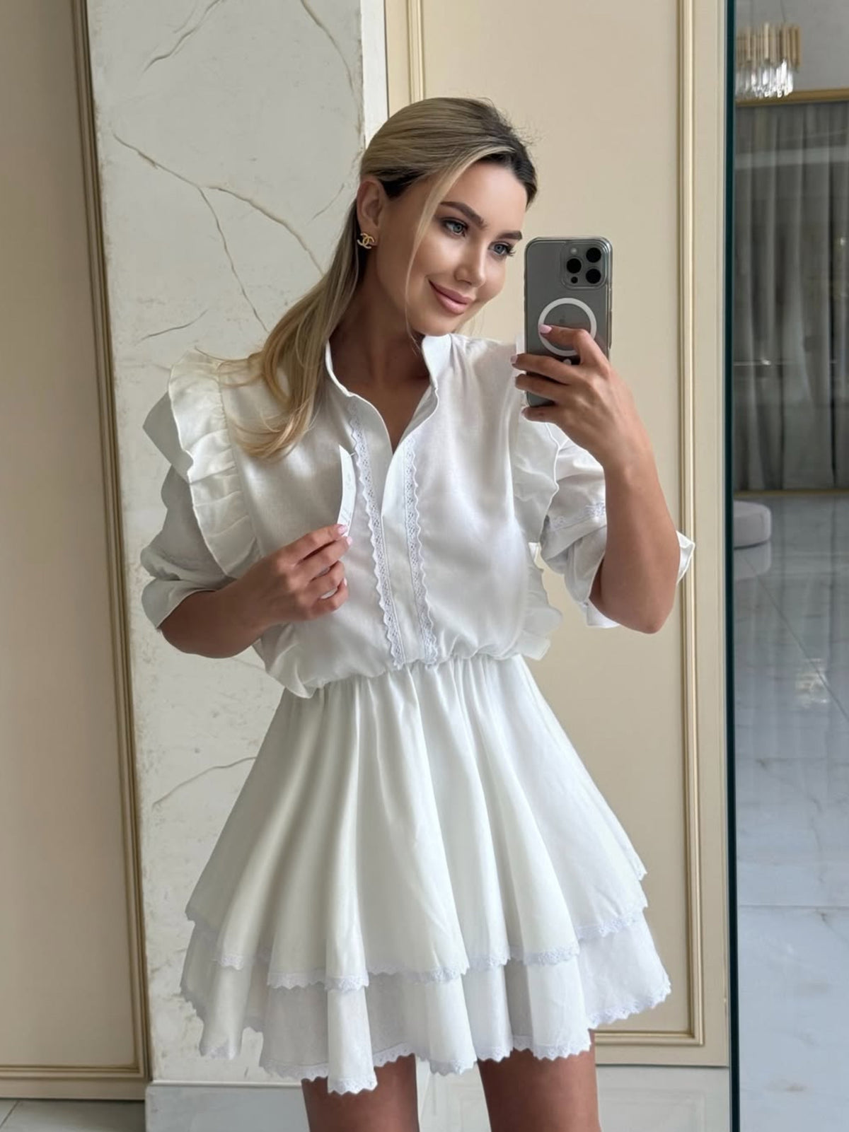 SOFIA Dress in Ivory