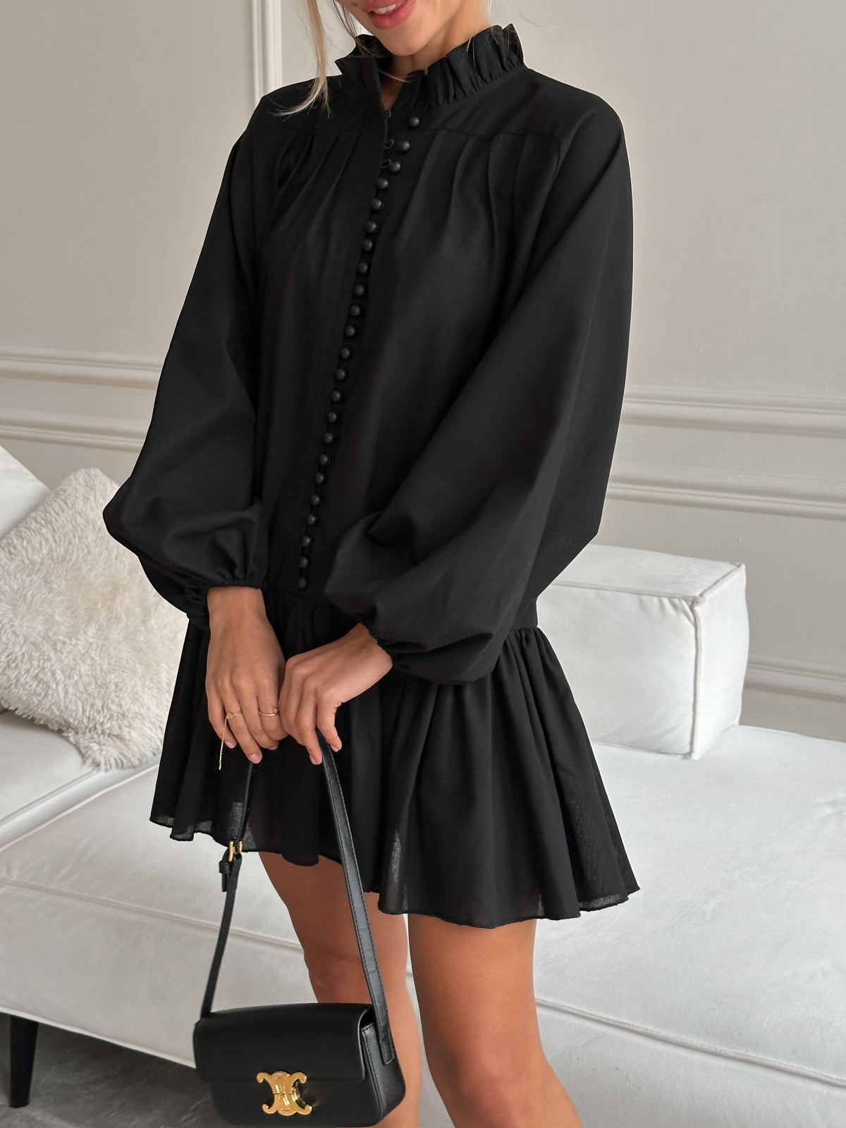 ADELINA Dress in Black
