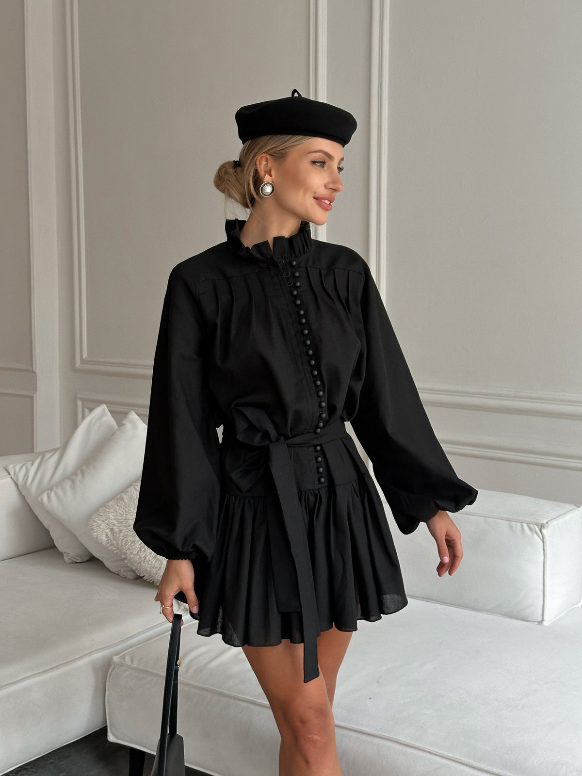 ADELINA Dress in Black