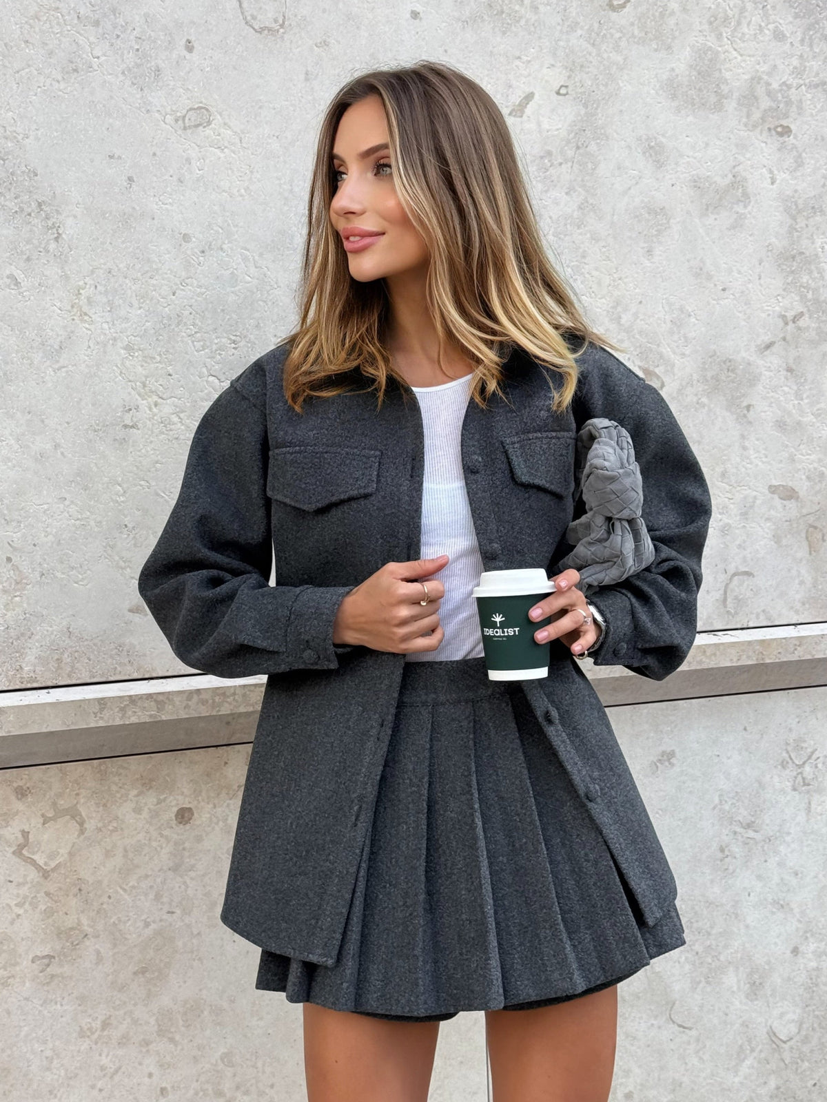 ZOE Shirt in Graphite