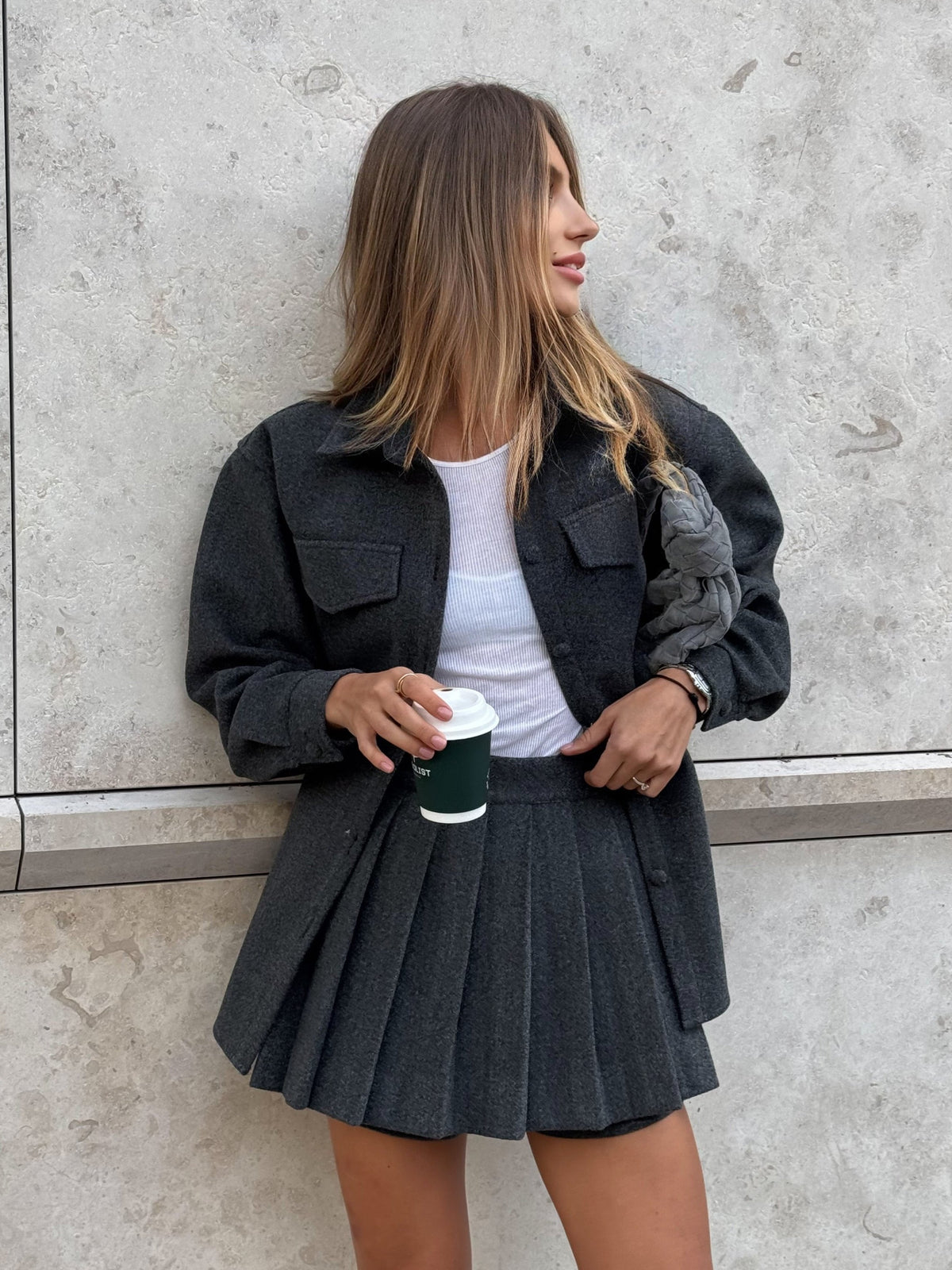 ZOE Shirt in Graphite