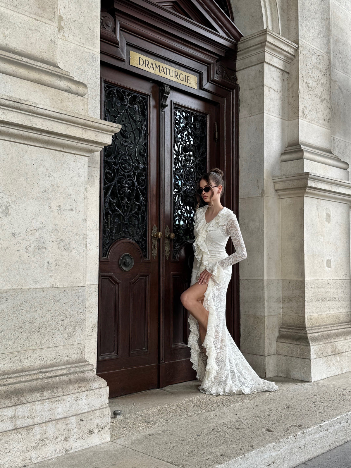 AQUATIC Dress in Ivory