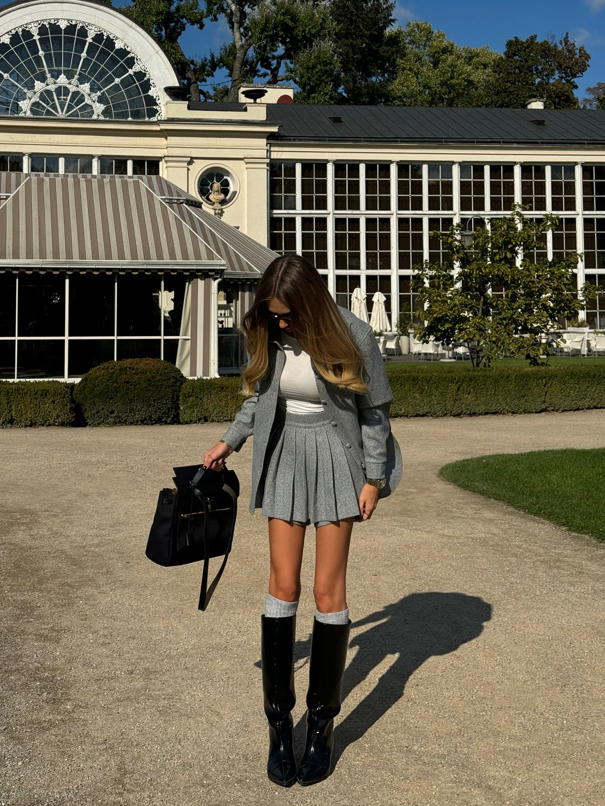 LEON Skirt in Grey