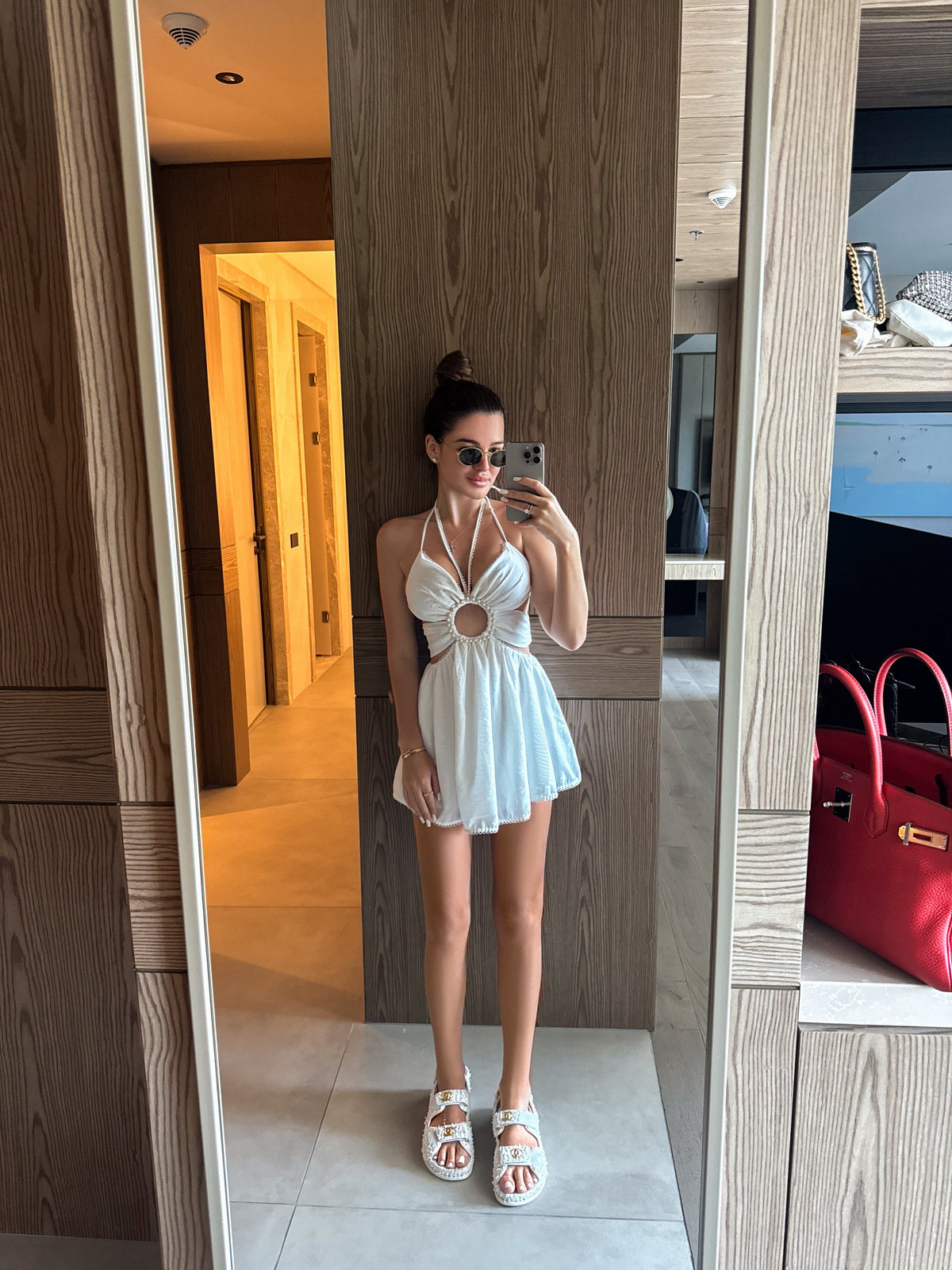 MACADAMIA Dress in Ivory