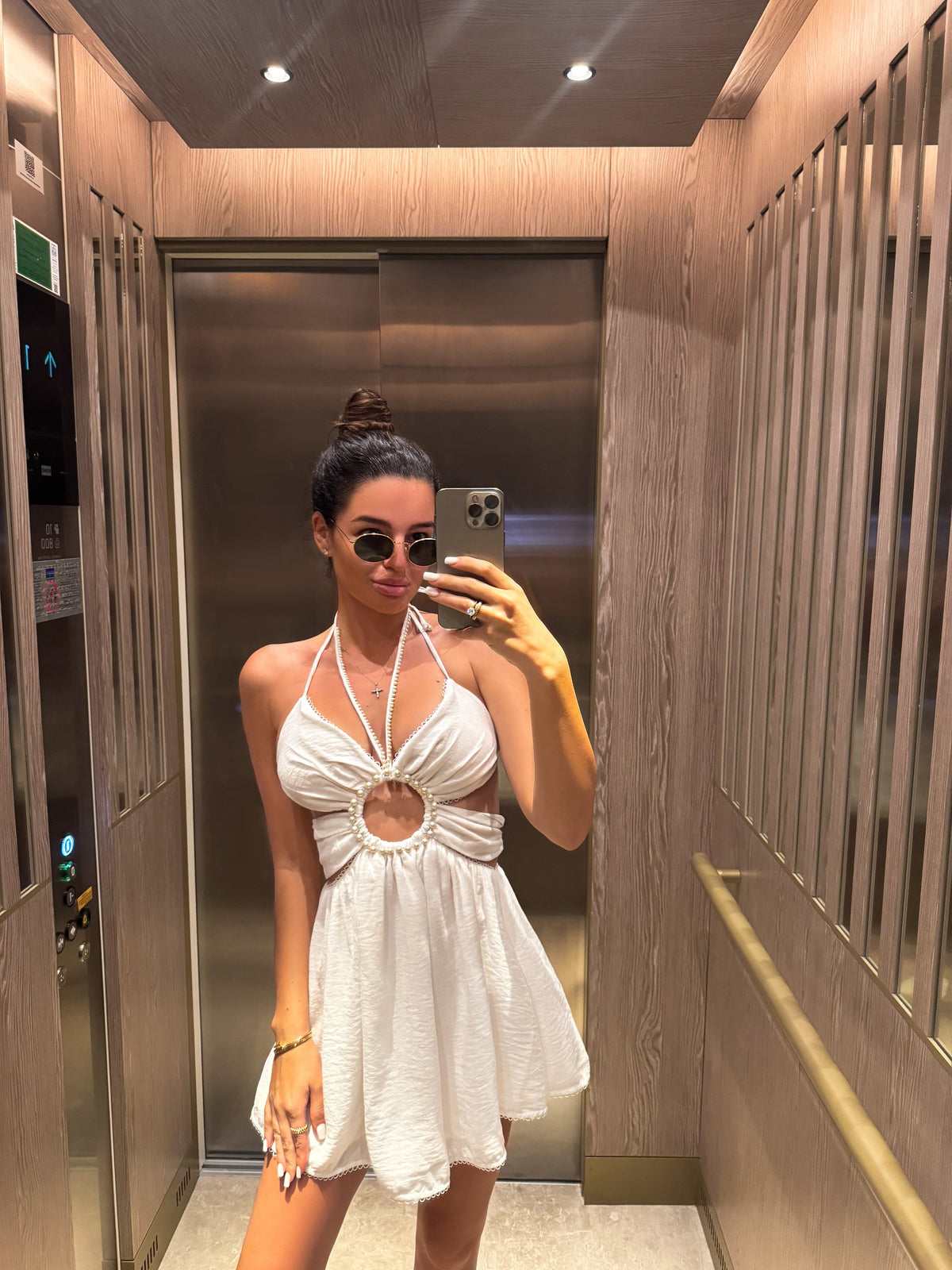 MACADAMIA Dress in Ivory