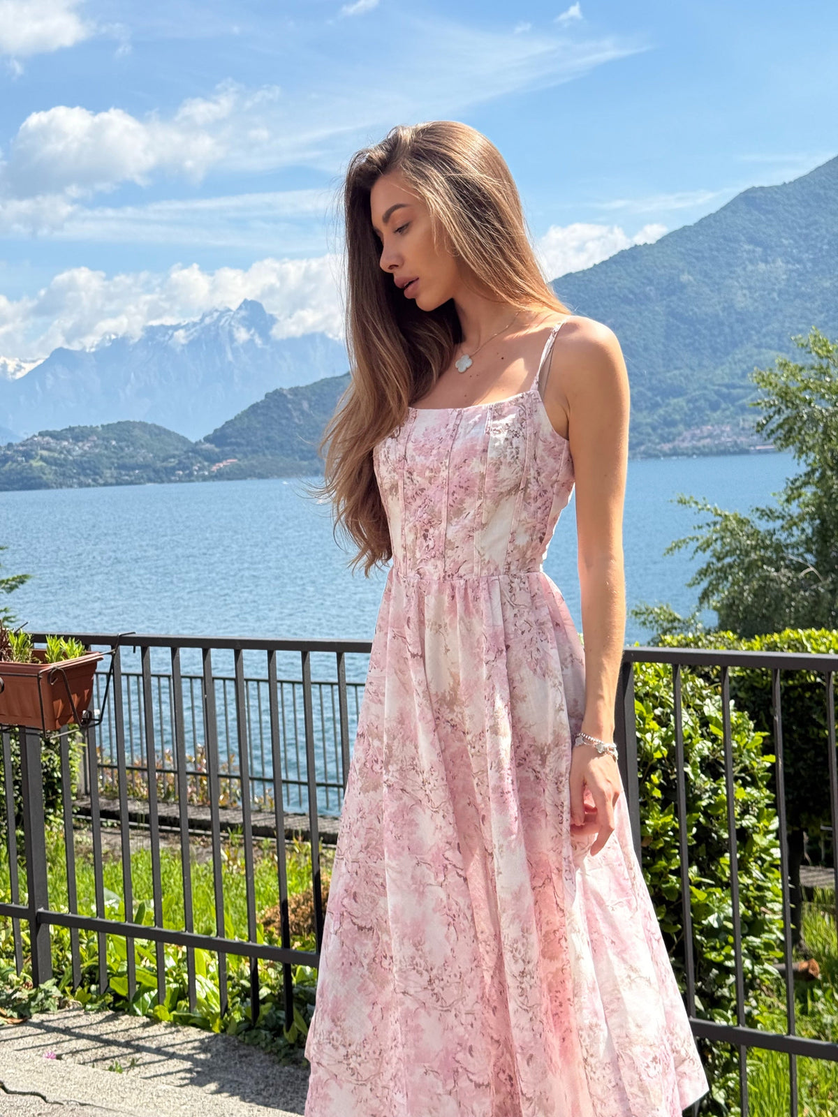 CELESTIA Dress in Powder