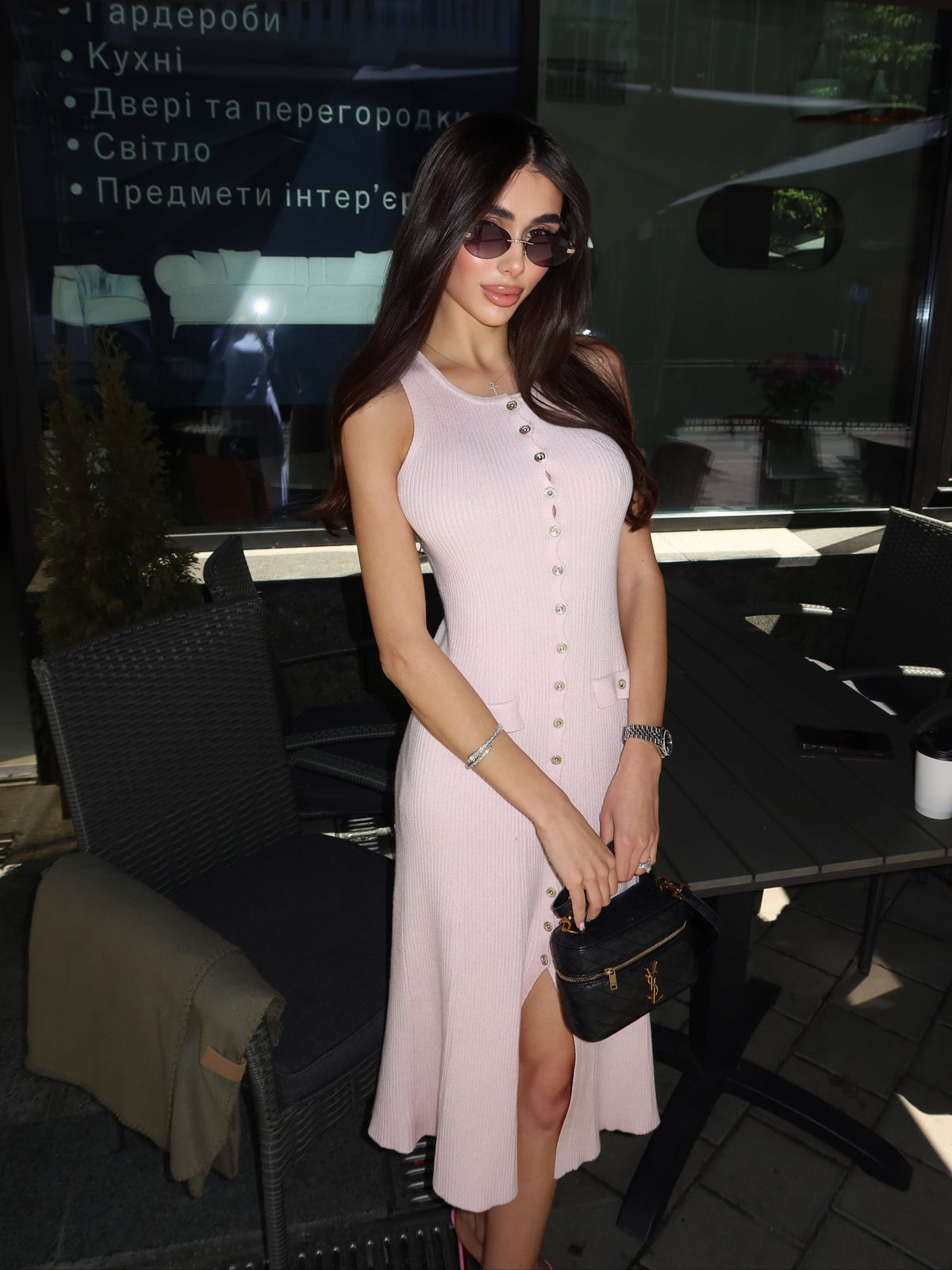 KATRIN Dress in Powder
