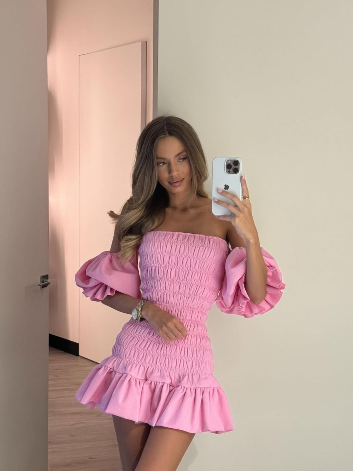 LIME Dress in Pink