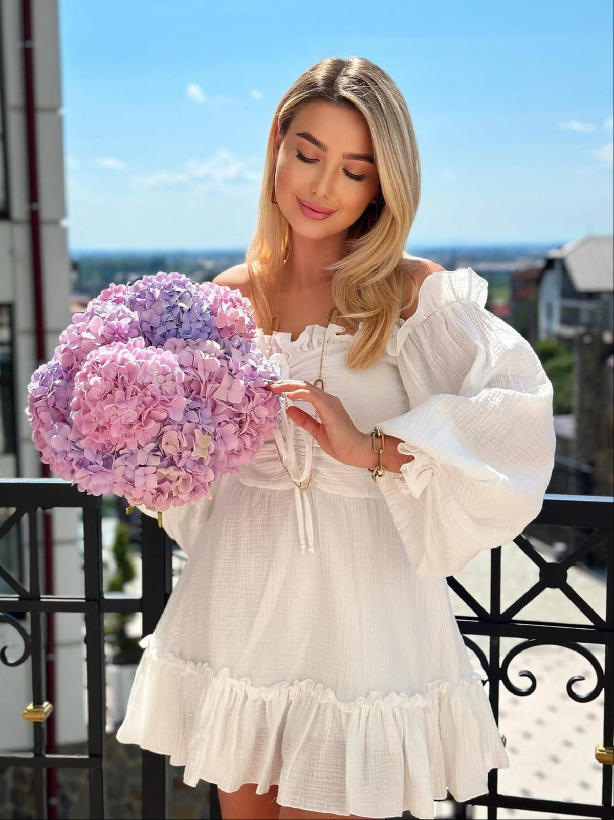 SUE Dress in White