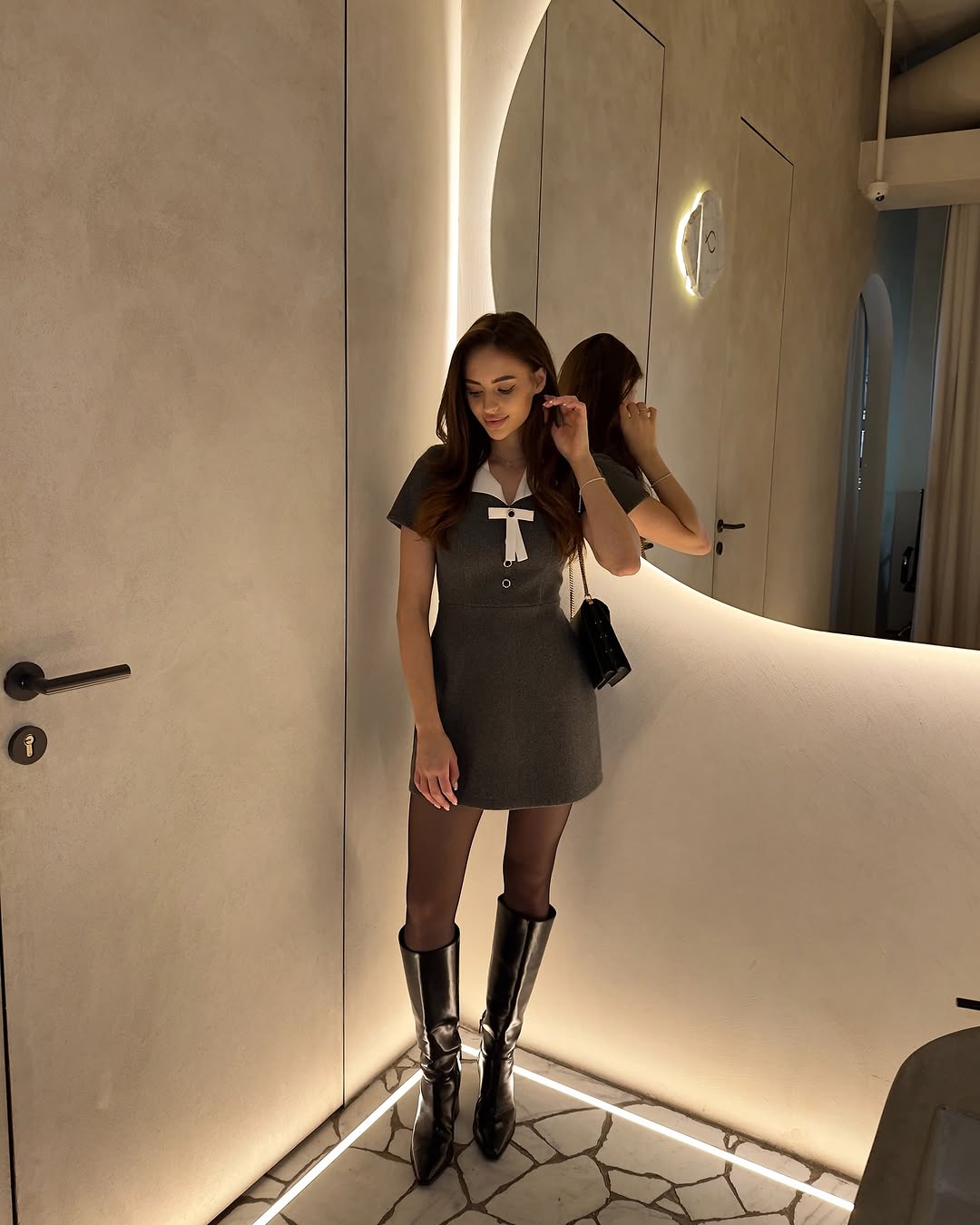 TIANA Dress in Graphite