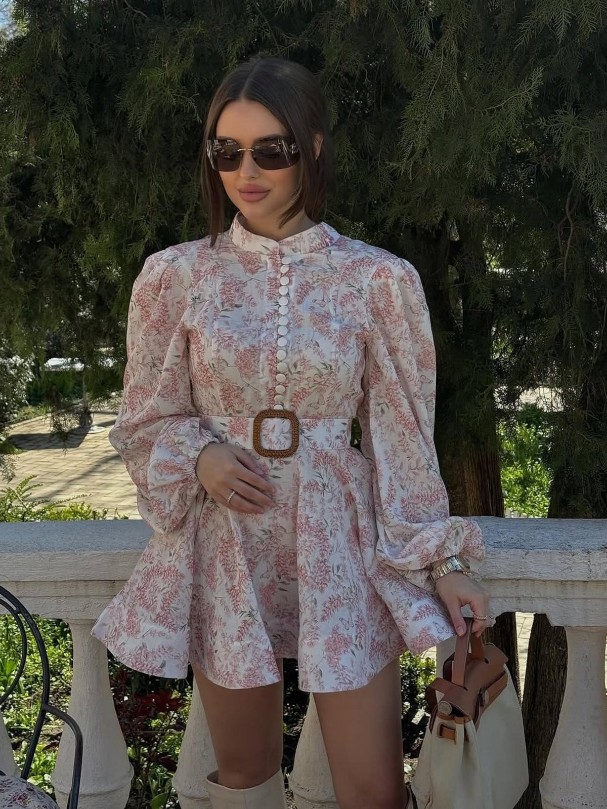 ANASSA Dress in Powder