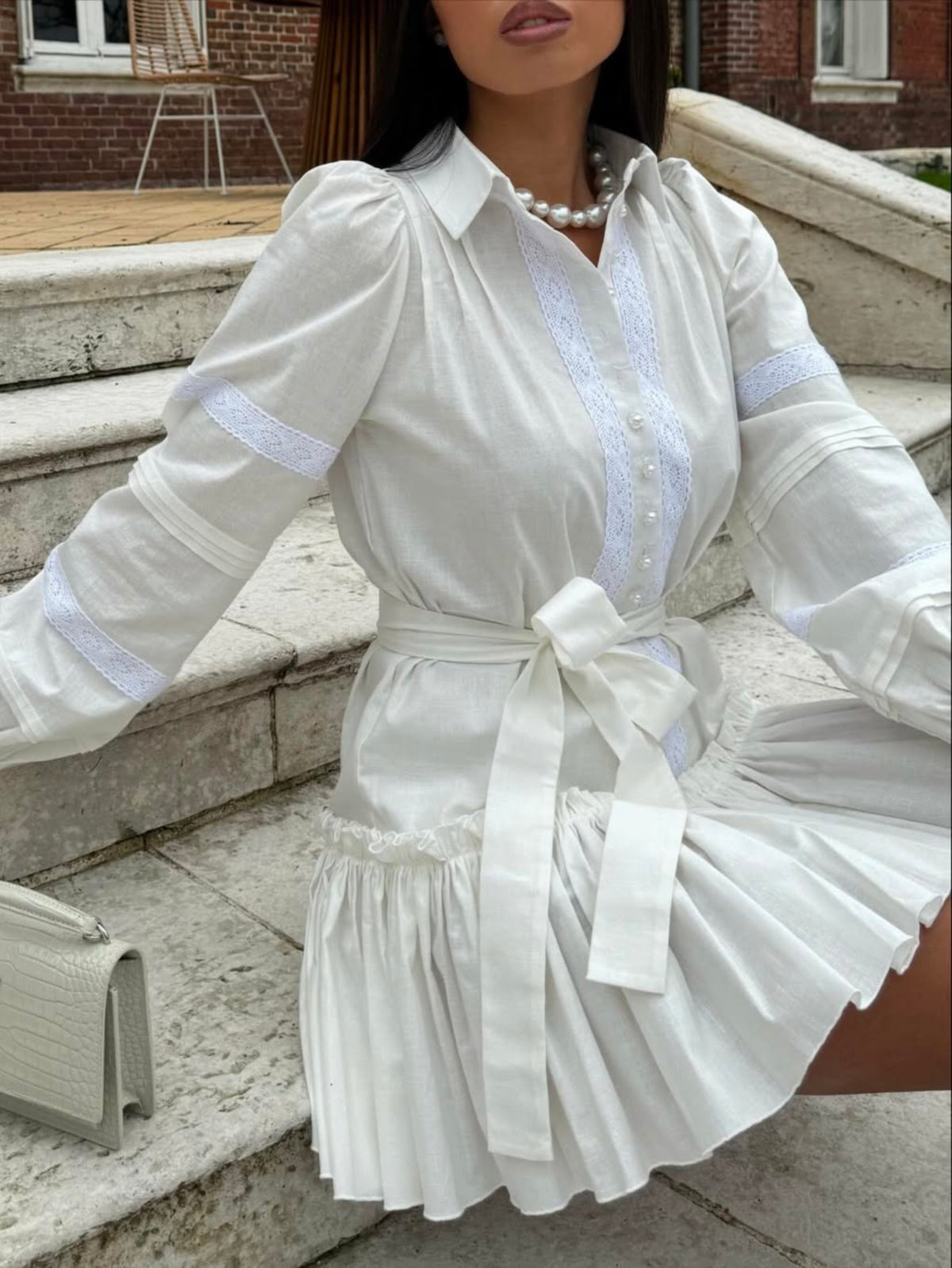 OLIVIA Dress in Ivory