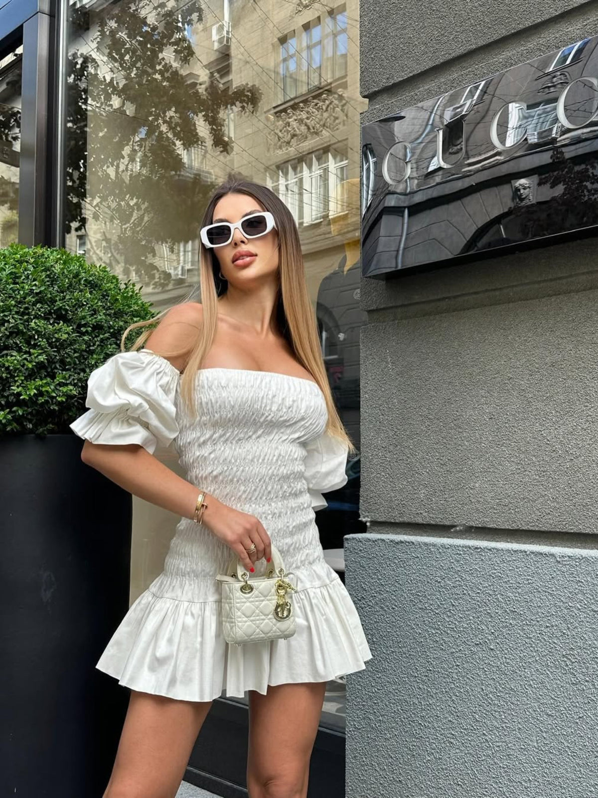 LIME Dress in Ivory