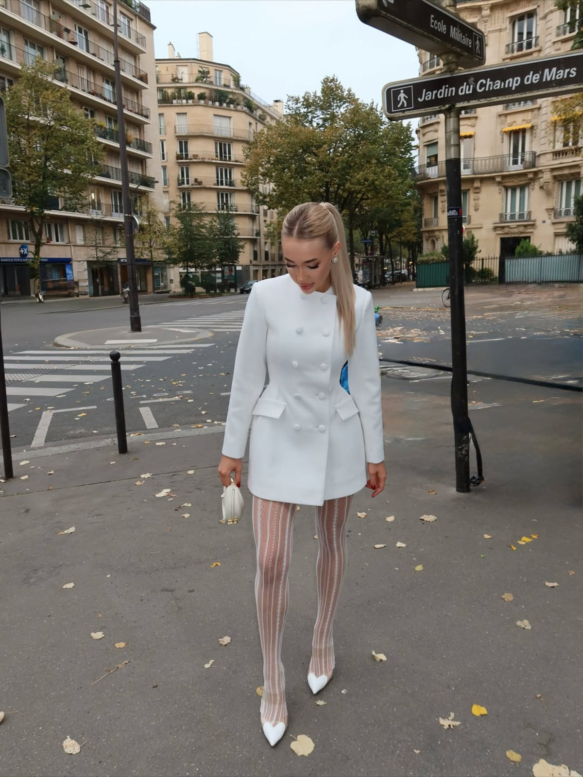 FRANCE Dress in Ivory
