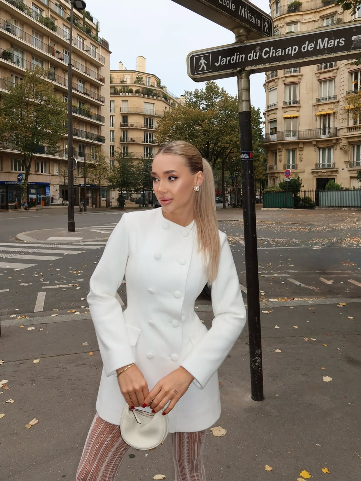 FRANCE Dress in Ivory